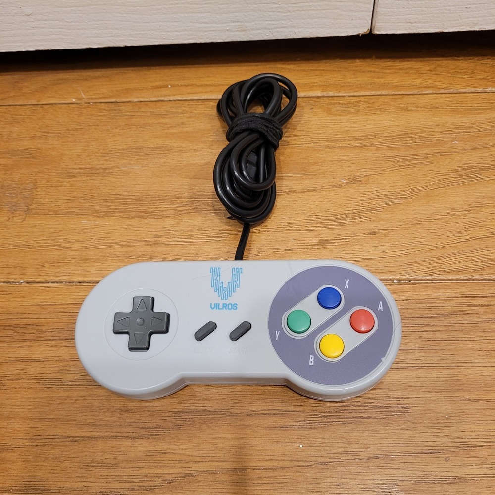 Vilros Retro Gaming SNES Classic Weighted USB Gamepad